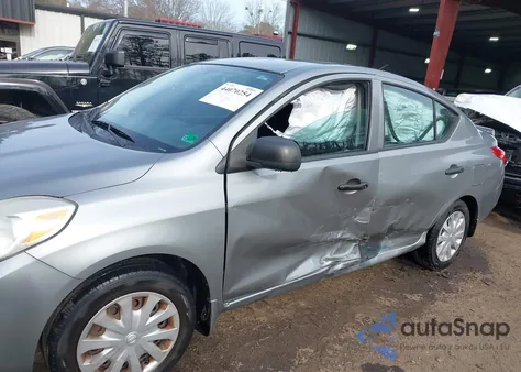 2013 Nissan Versa 1.6 S+ из США, поврежденный, VIN 3N1CN7AP7DL845555